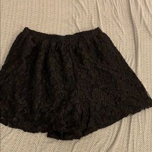 lacy flowy shorts
